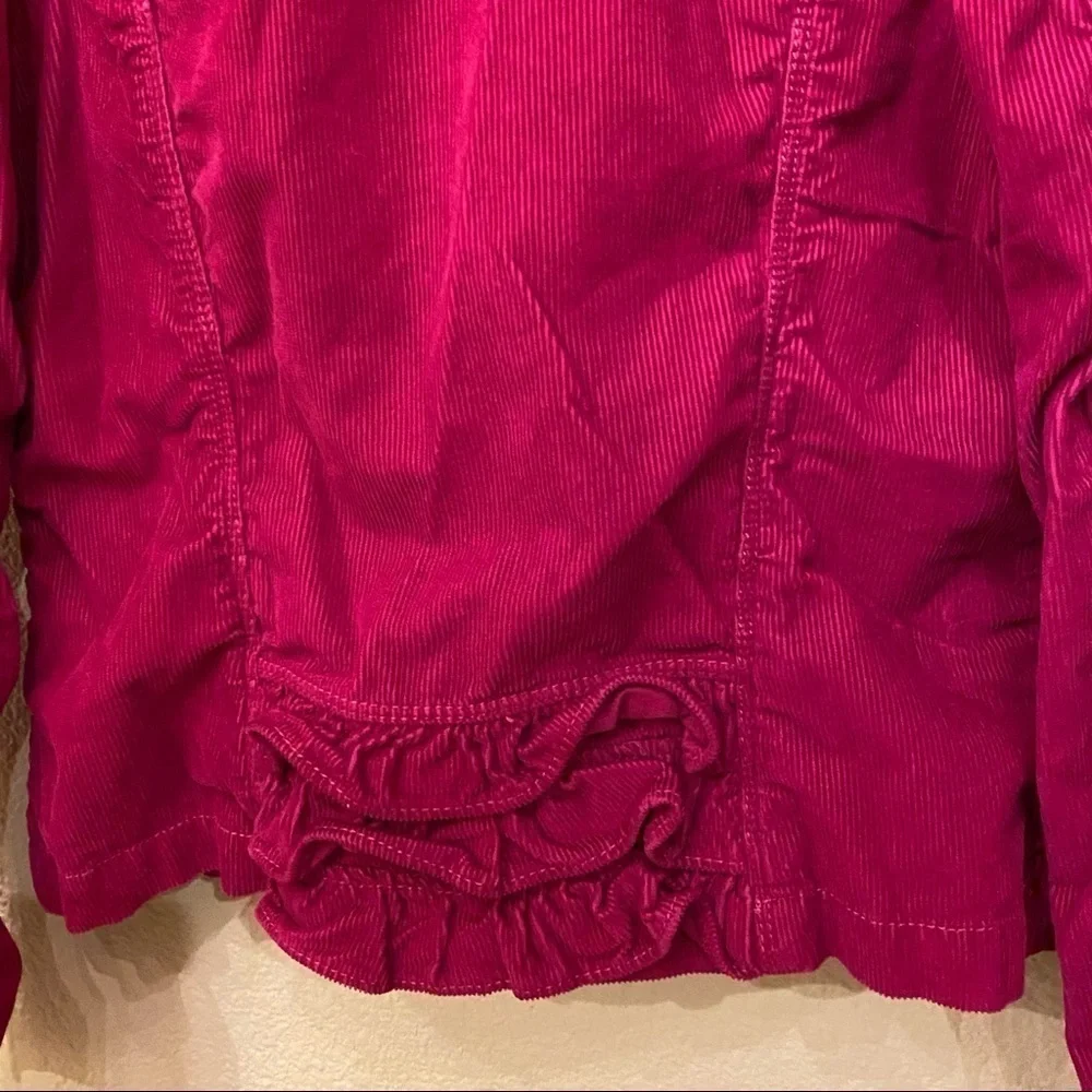 GAPKIDS Fuchsia Corduroy Jacket Size XXL (14/16)